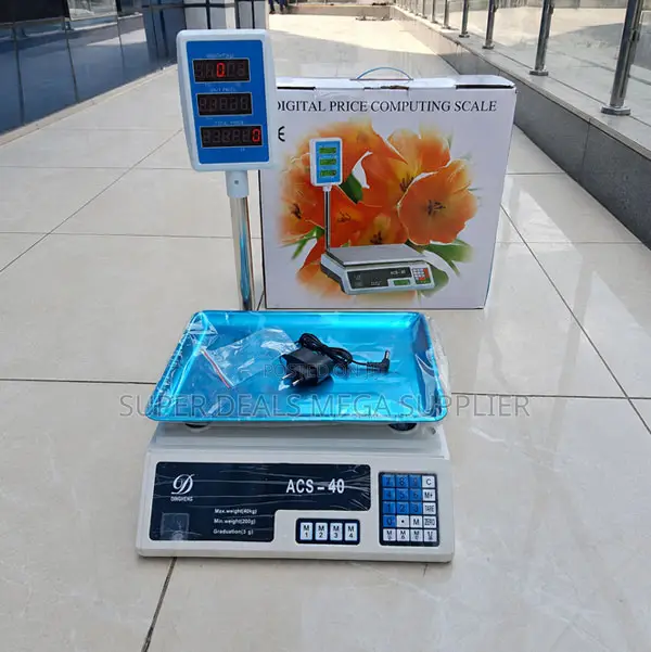 Tare Function Acs 40 Upto 40kgs Computerized Electronic Weight Scale