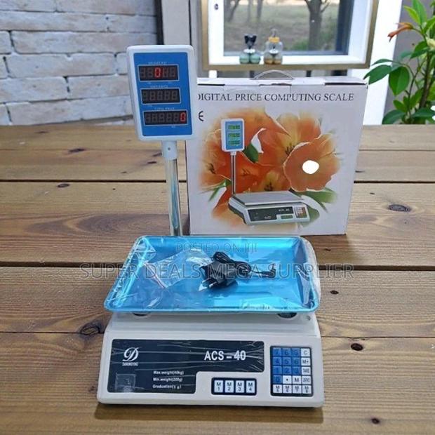 Compact Structure Acs 40 40kgs Computerized Electronic Weight Scale