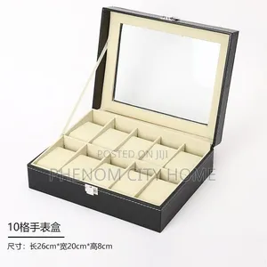 12 Slot Leather Watch Organizer