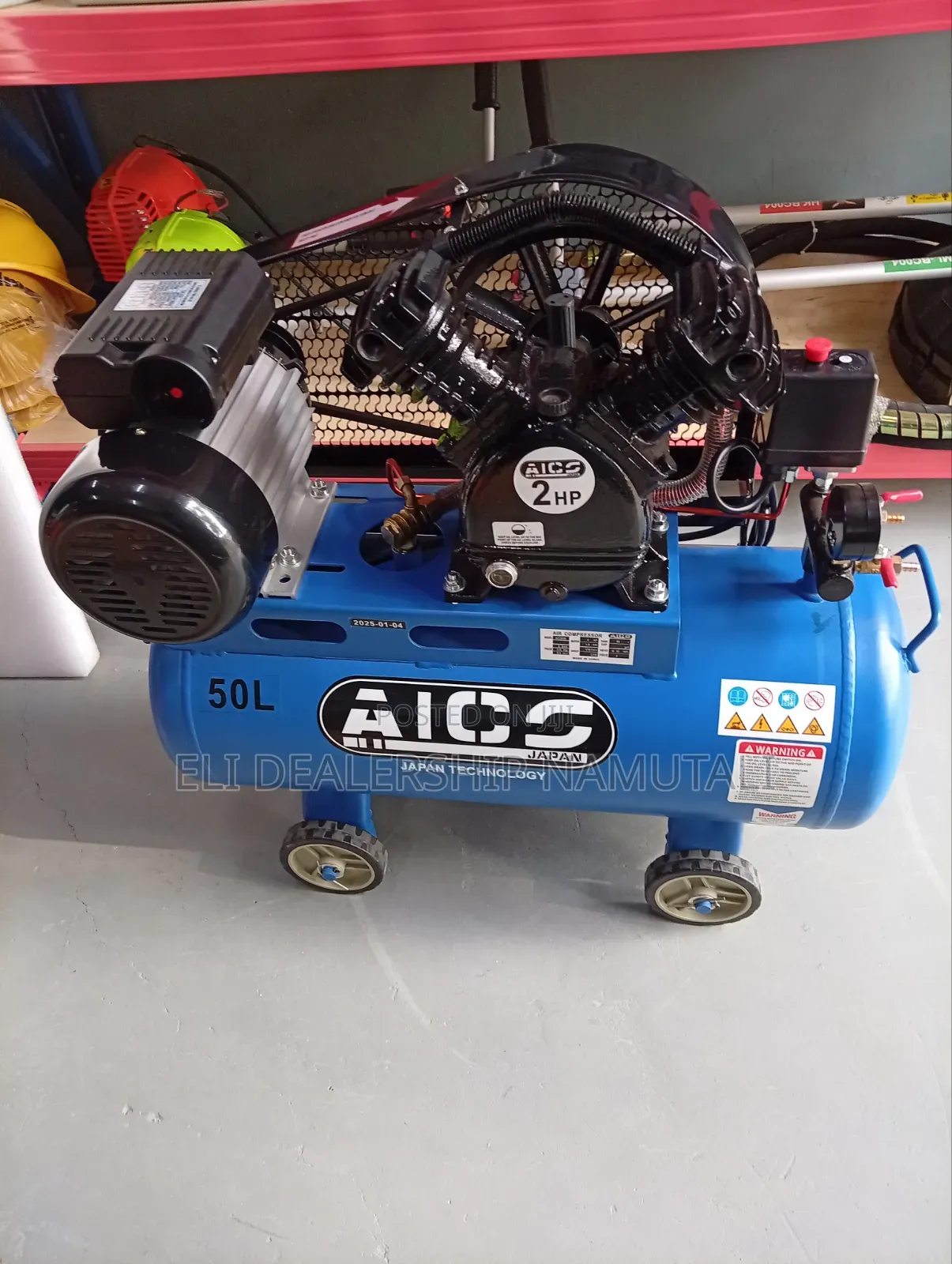 Aico 2hp 50 Litre Air Compressor for Workshop Garage Use
