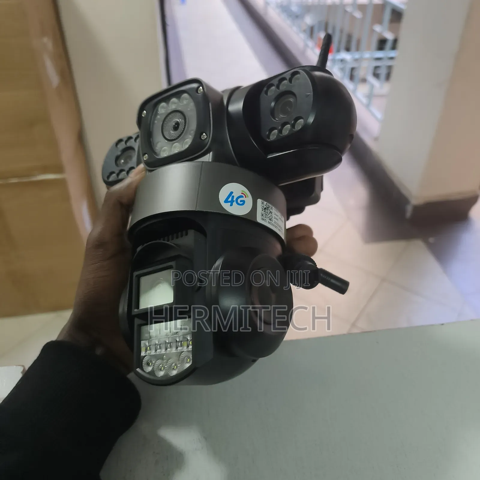 Electric Powered Outdoor 4g Sim Card Enabled CCTV