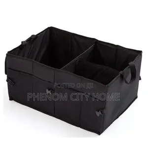 Foldable Car Trunk Organizer With Lid