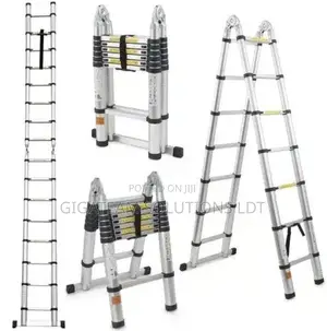 5.0m Double Telescopic Aluminium Ladder