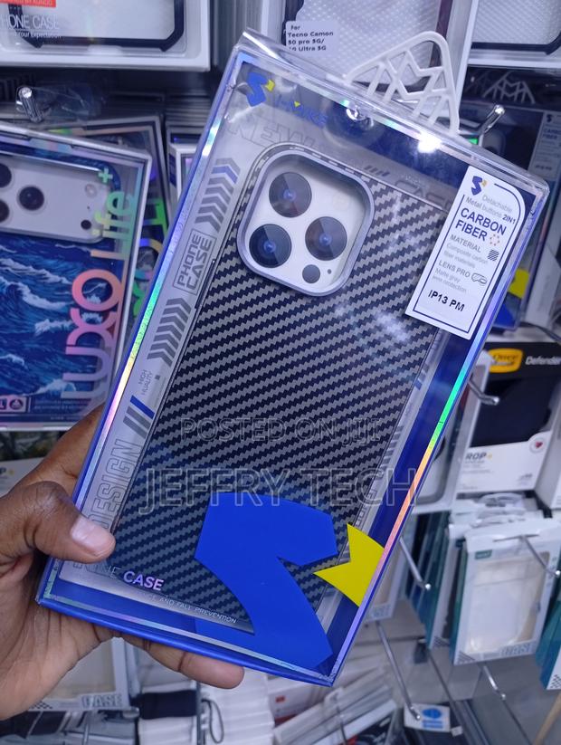 iPhone 13 Pro Max S-T-Mike Carbon Fiber Phone Case - thumbnail 2