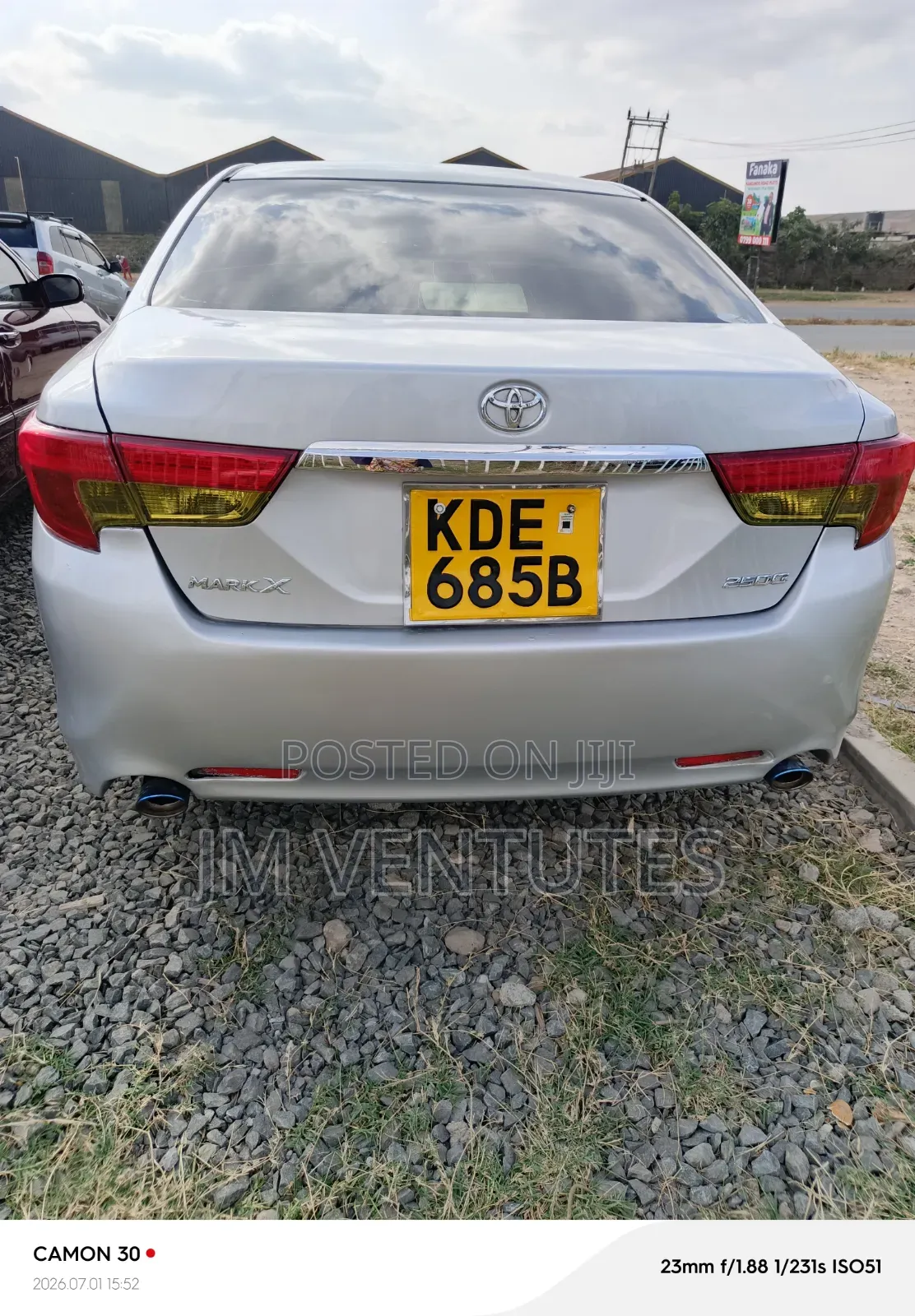 Toyota Mark X 2014 Silver