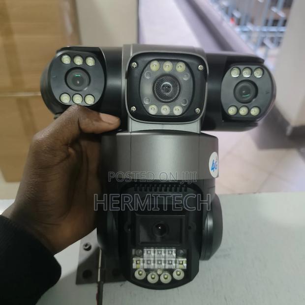 Electric Powered Outdoor 4g Sim Card Enabled CCTV Camera - main view