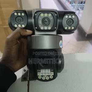 Electric Powered Outdoor 4g Sim Card Enabled CCTV Camera