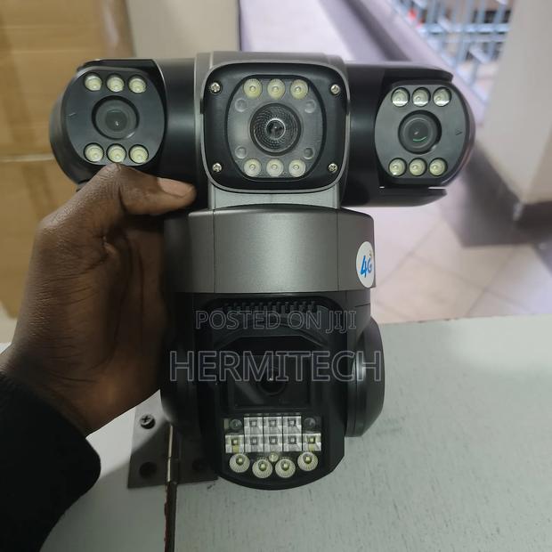 Electric Powered Outdoor 4g Sim Card Enabled CCTV Camera - thumbnail 2