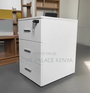 Drawer Chest: Lockable 3 Tier Filing Cabinet for Home Office