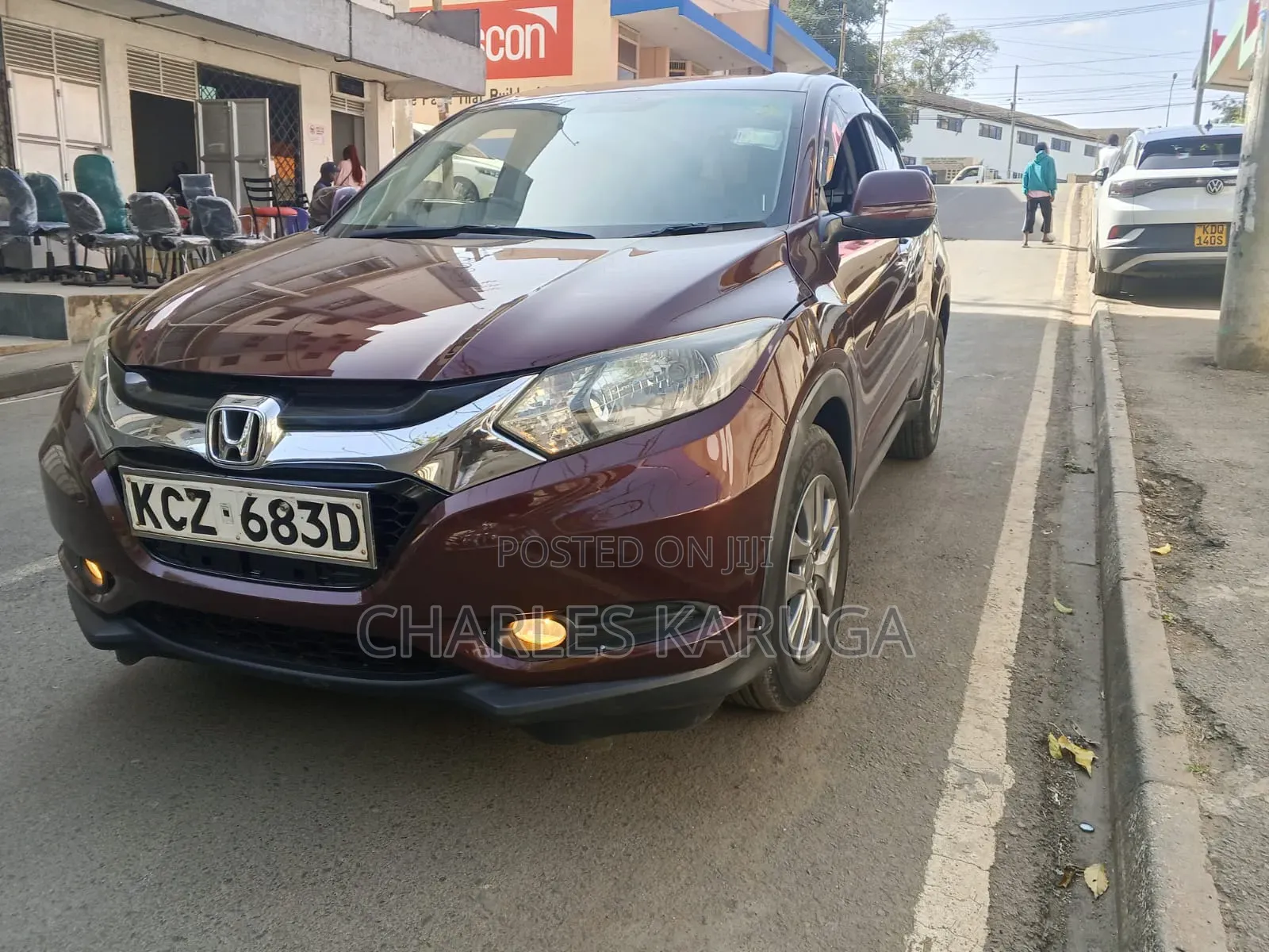 Honda Vezel 2014 Maroon