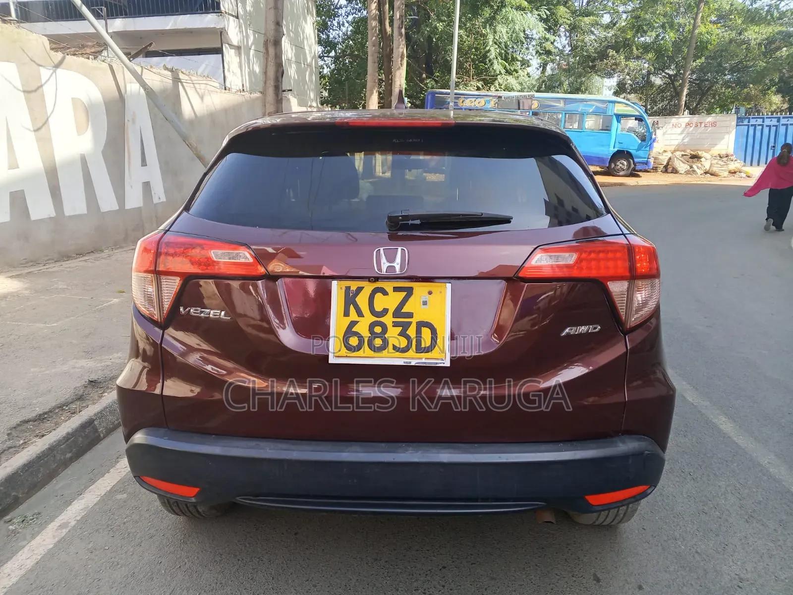 Honda Vezel 2014 Maroon