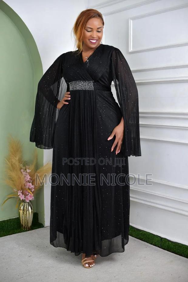 Black Plus Size Corporate Dinner Dress