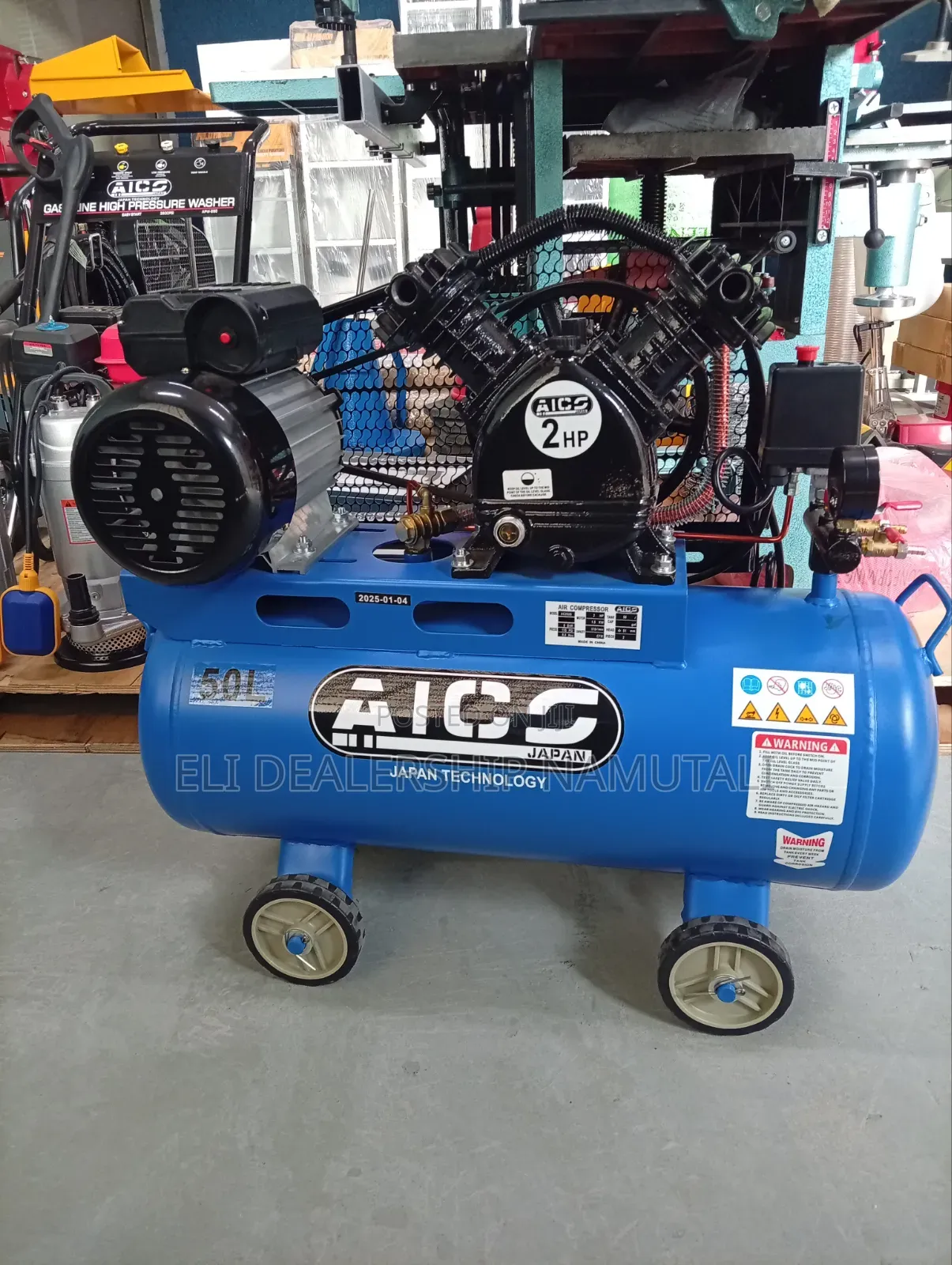 Aico Japan Technology 50l Air Compressor – Powerful 2hp Motor