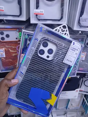 iPhone 14 Pro Max Woven Carbon Fiber Texture Case