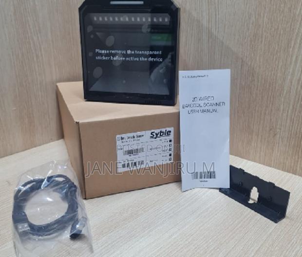 Xb8808g Tabletop Barcode Scanner – 1d/2d Qr Code Reader New