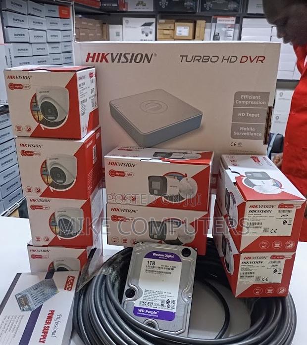 Hikvision Smart Hybrid DVR 8 Camera System