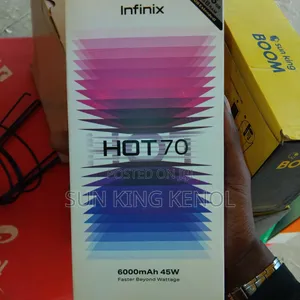 New Infinix Hot 70 256 GB Black