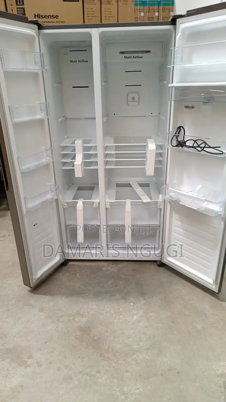 Hisense Brand New Side by Side Refrigerator