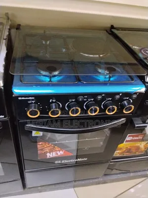 Electromate Standing Gas Cooker ,50*55, 3 Gas Jet Burners+ 1 Hot Plate