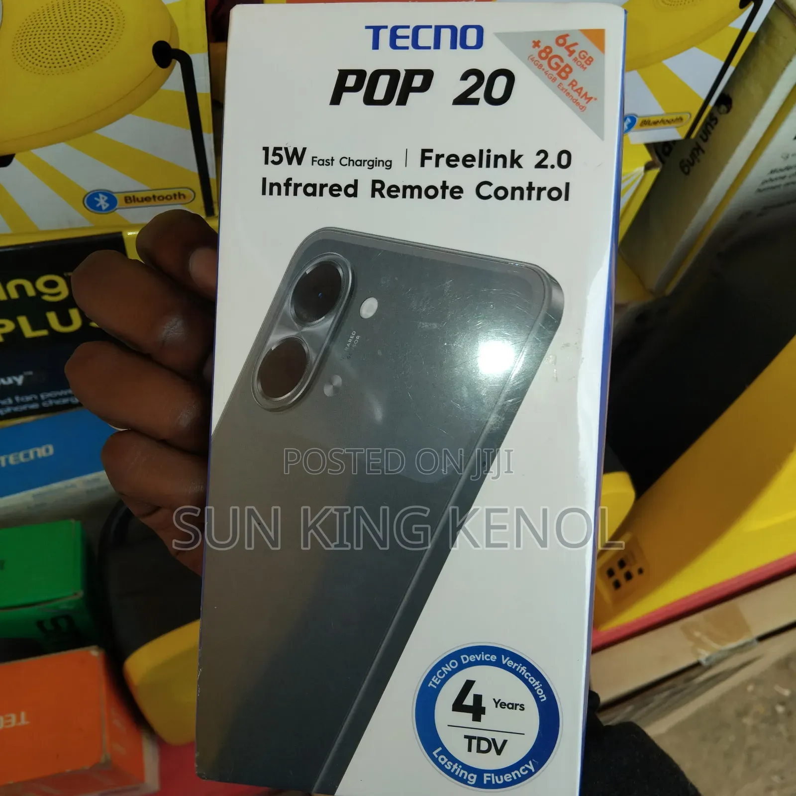 New Tecno Pop 20 128 GB Black