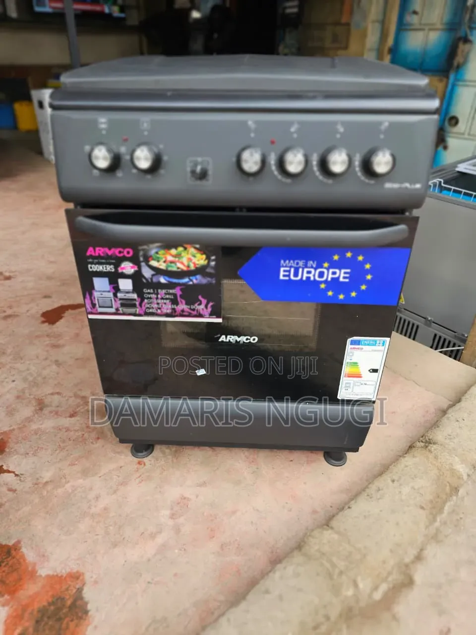 Armco Black 60*60cm Electric Cooker