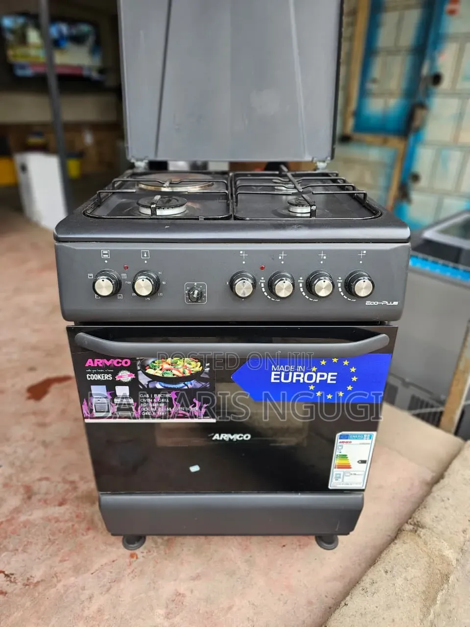 Armco Black 60*60cm Electric Cooker