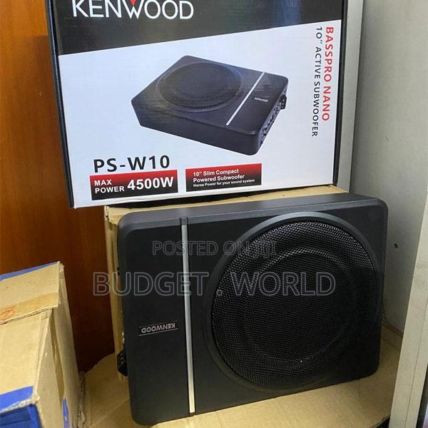 Kenwood Ps W10 Compact 10-Inch Active Car Subwoofer – 4500w Peak Power