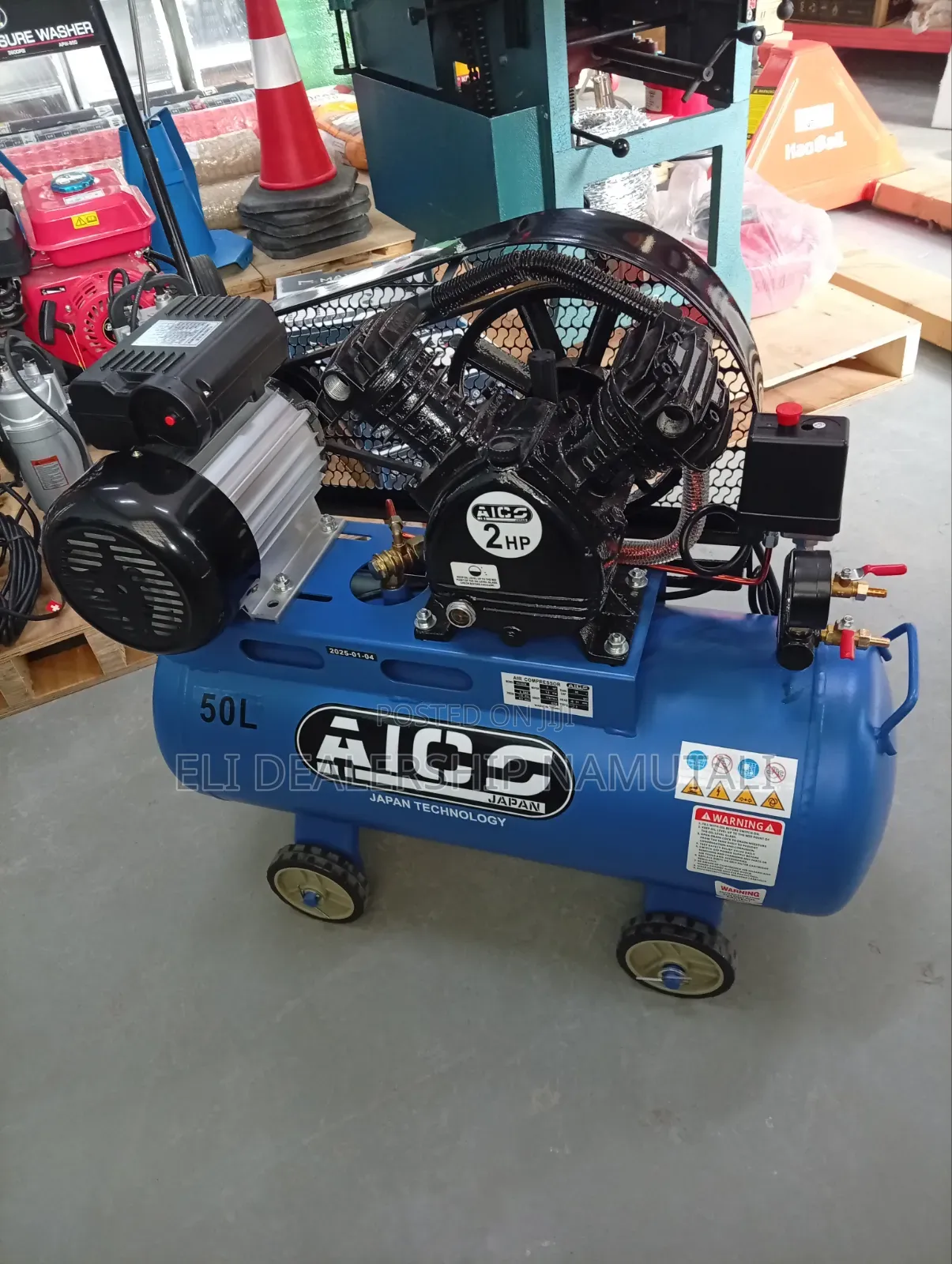 2hp Oil-Lubricated 50l Air Compressor/Reliable Workshop Compressor