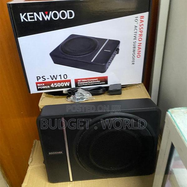 . Kenwood 10" Powered Underseat Subwoofer Ps W10 – High Performance 45