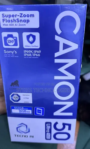 New Tecno Camon 50 Ultra 512 GB Black