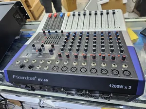 8 Channels Pro Sound Craft Powered Mixer Usb and Bluetooth Enabled