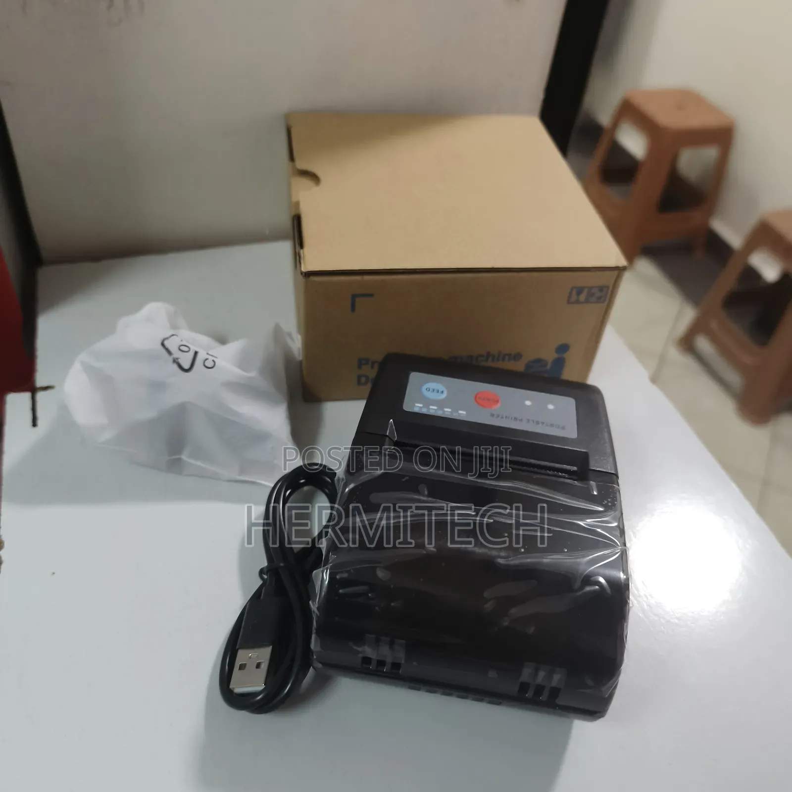 P58e Thermal Receipt Printer Bluetooth Connection Smart Phone Link