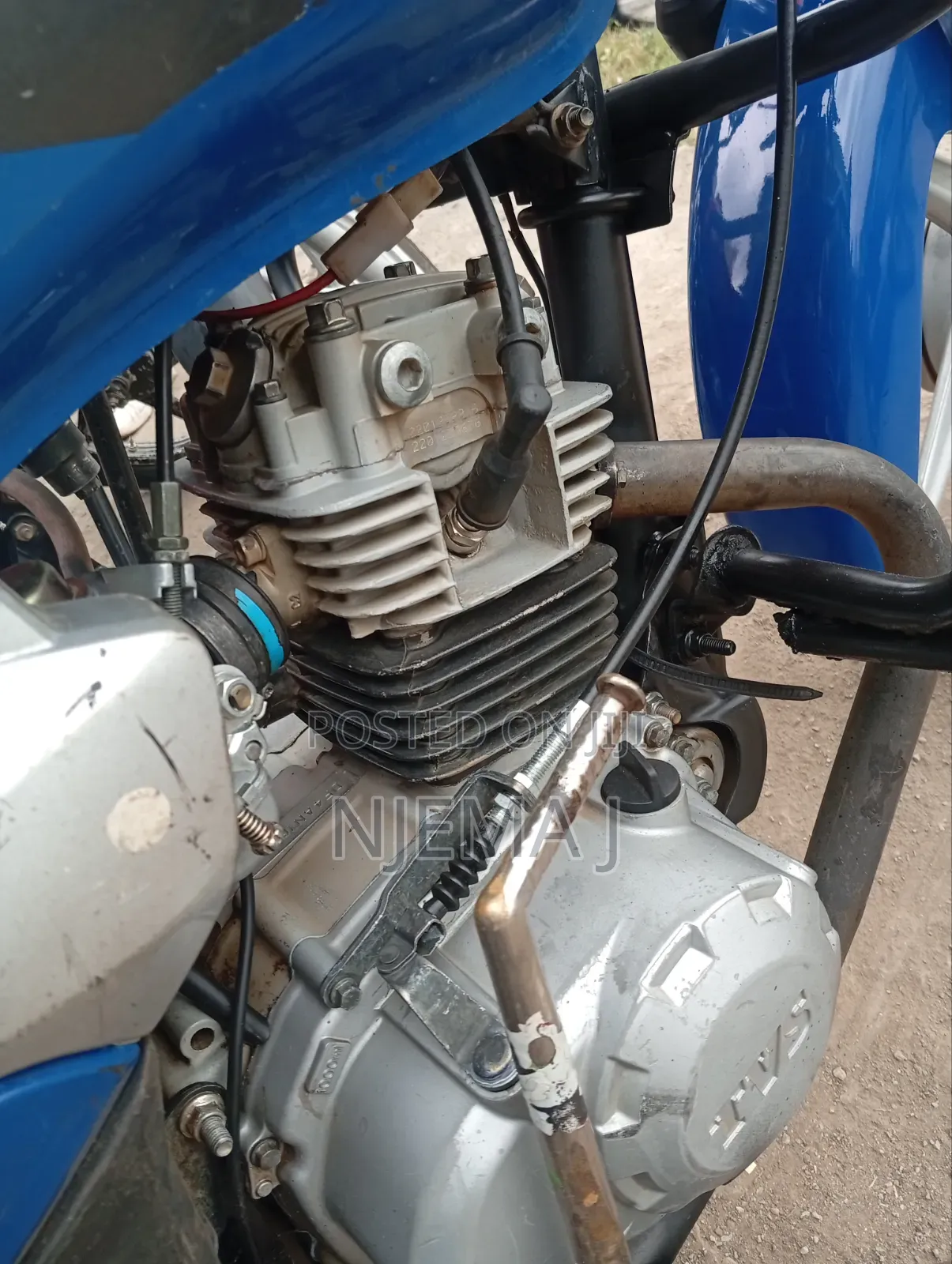 TVS HLX 125 2025 Blue