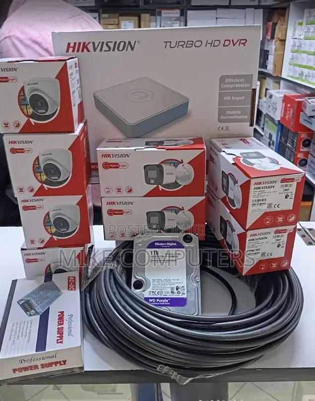 Hikvision 4ch Smart Hybrid Full Set