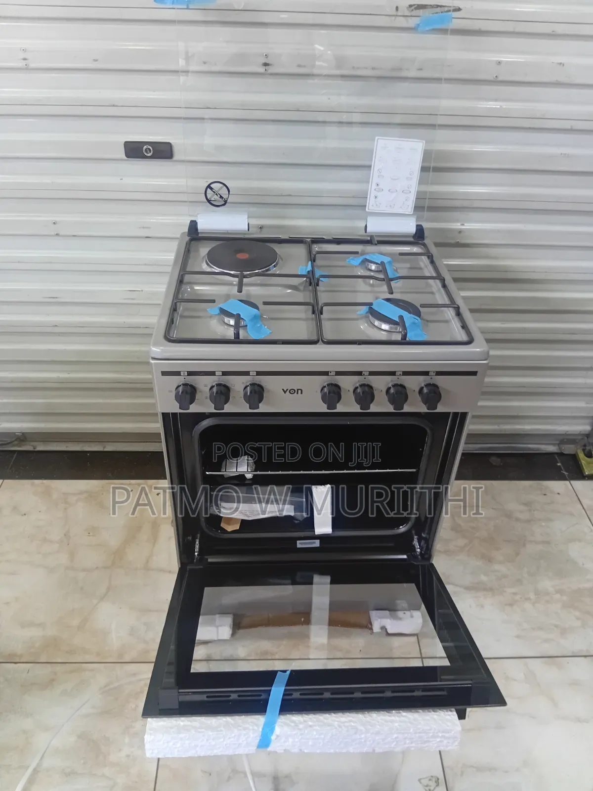 Von 60 by 60 3gas+1electric Rapid Plate ,Jet Valve Burner