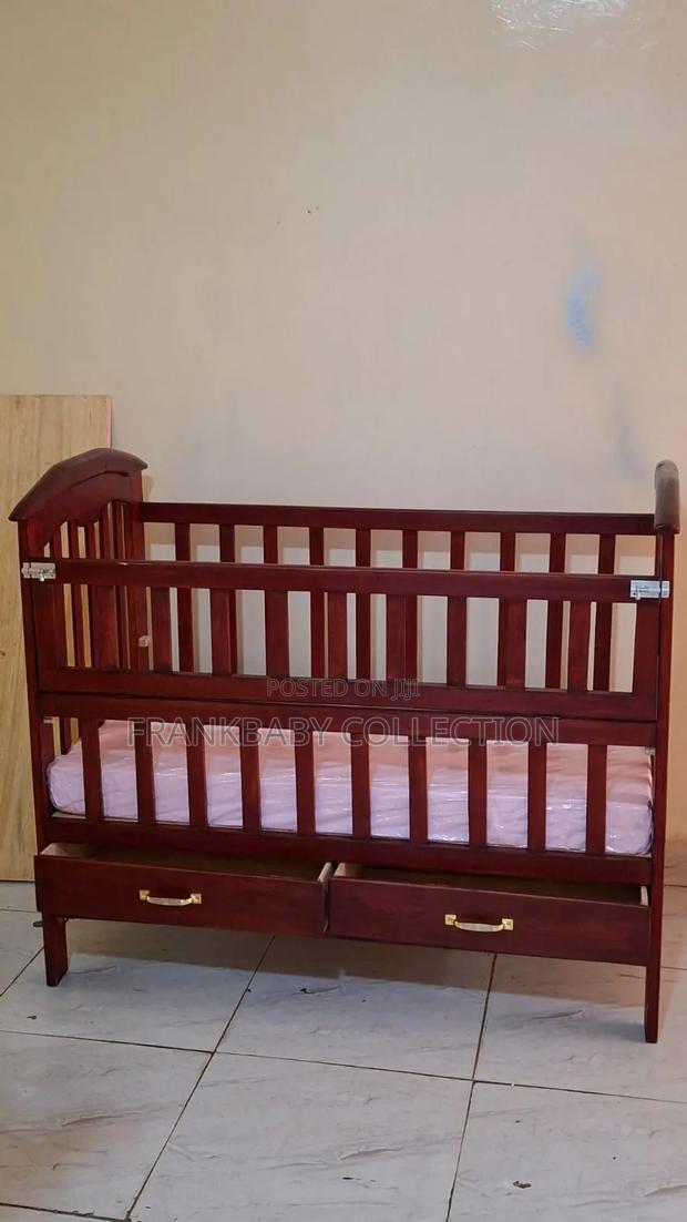Brown Color Baby Cot - thumbnail 2