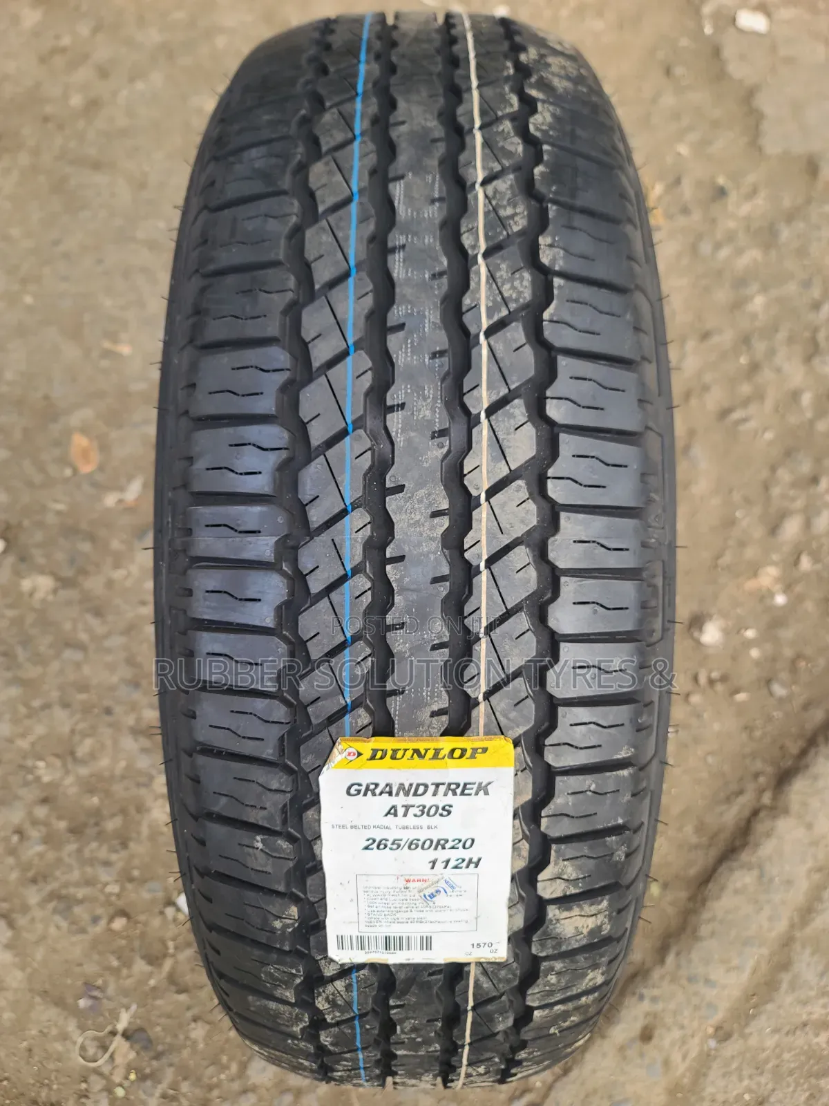 265 /60 R20 Dunlop Tyres 112h Grandtrek a/T 30s All-Terrain