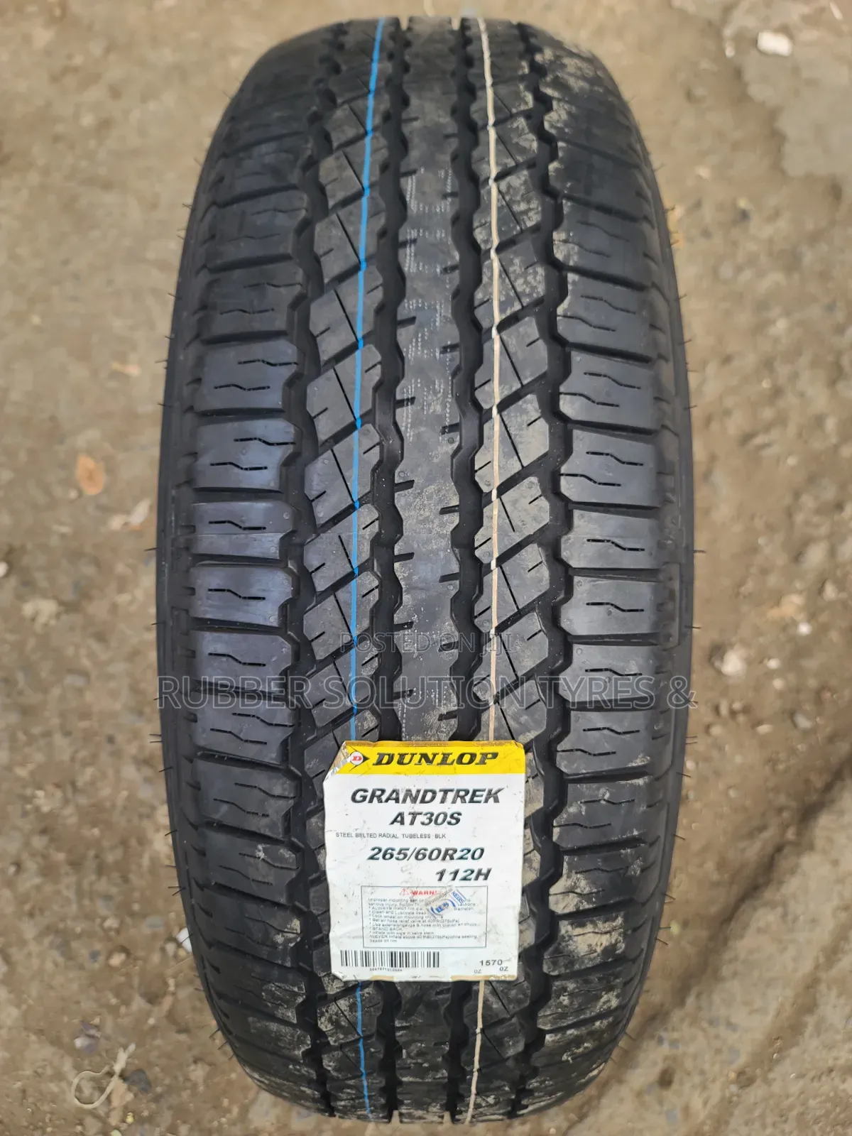 265 /60 R20 Dunlop Tyres 112h Grandtrek a/T 30s All-Terrain