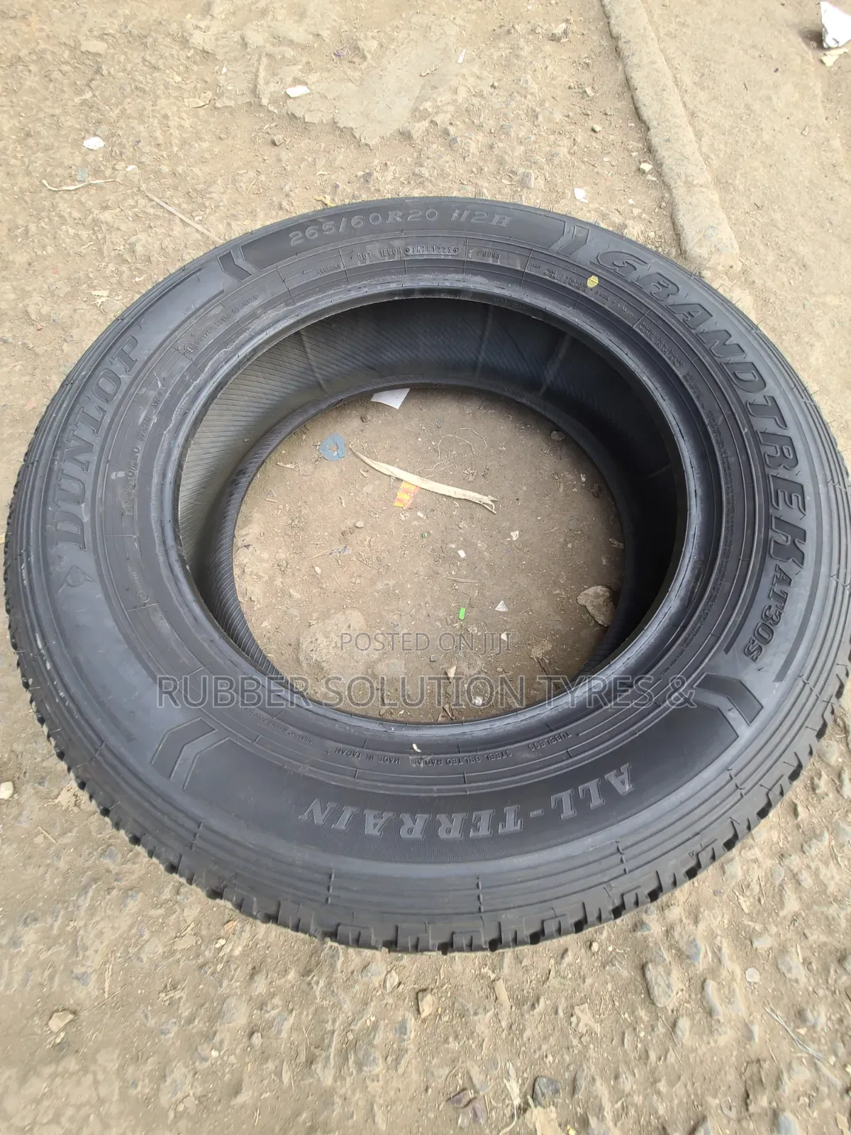 265 /60 R20 Dunlop Tyres 112h Grandtrek a/T 30s All-Terrain