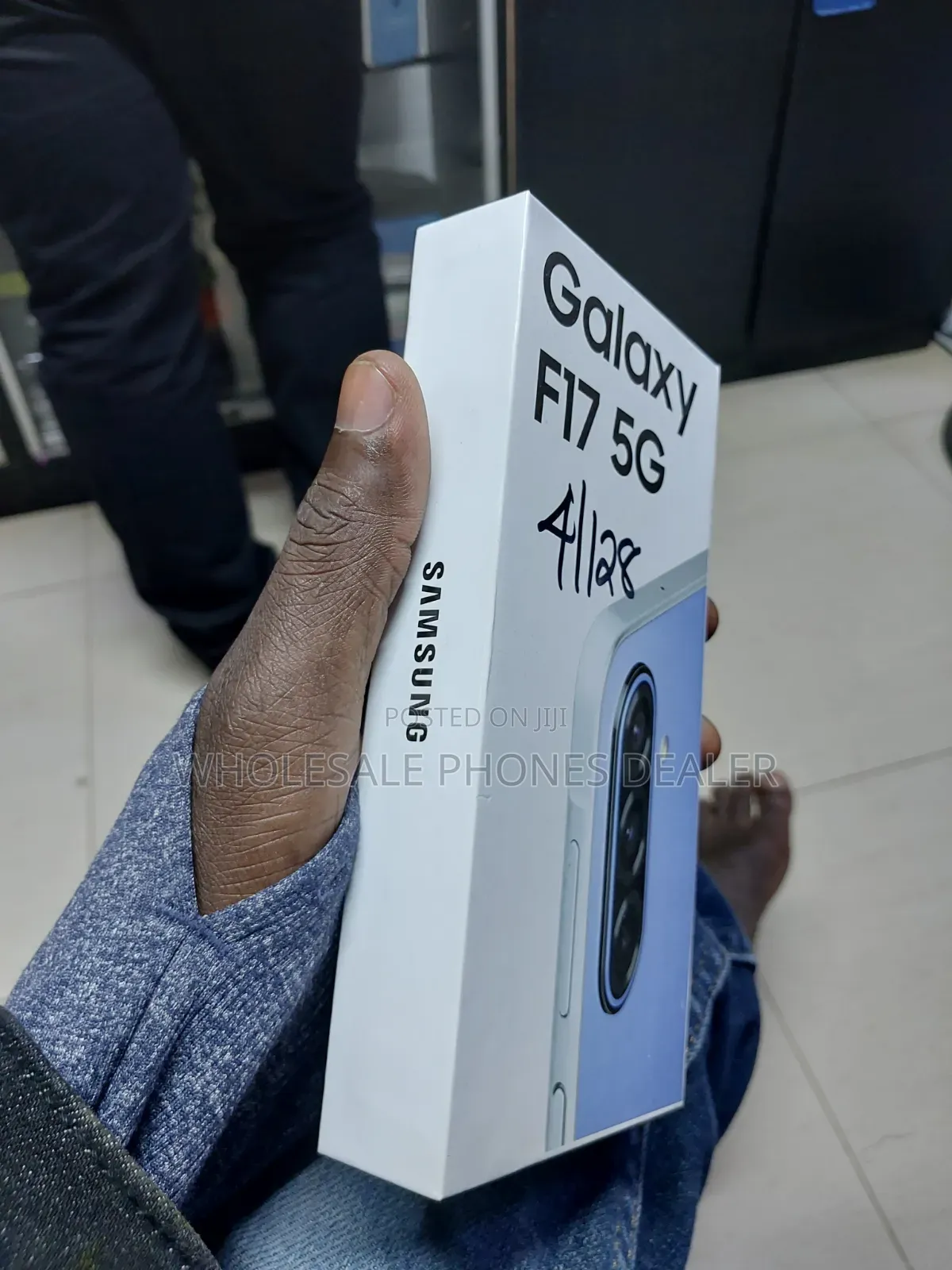 New Samsung Galaxy F17 5G 128 GB Blue