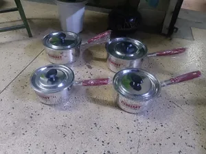 Redberry Sufuria With Handle / 4pc Sauce Pan Pot