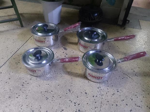 Redberry Sufuria With Handle / 4pc Sauce Pan Pot - thumbnail 2