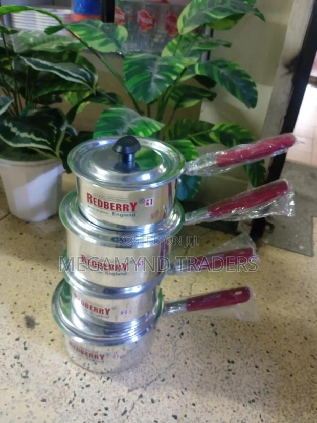 Redberry Sufuria With Handle / 4pc Sauce Pan Pot - thumbnail 3