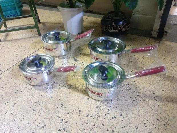Redberry Sufuria With Handle / 4pc Sauce Pan Pot - thumbnail 4