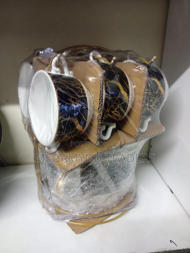15pc Marble Soup Set / Ceramic Soup Set - thumbnail 4