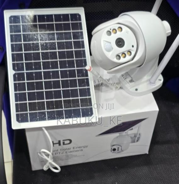 Solar Powered Sim Card 4g GSM PTZ 360 Camera – With Colored Vision - main view