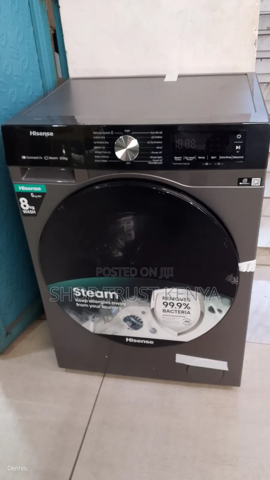 Hisense 8/5kg Wash and Dry Front Load Washing Machine