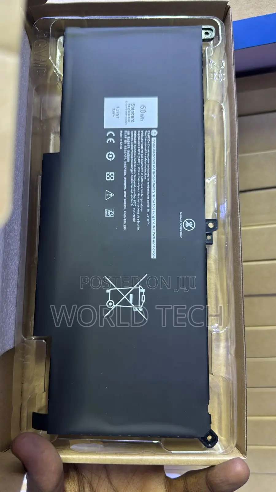 F3ygt Dell Laptop Battery Replacement High Quality