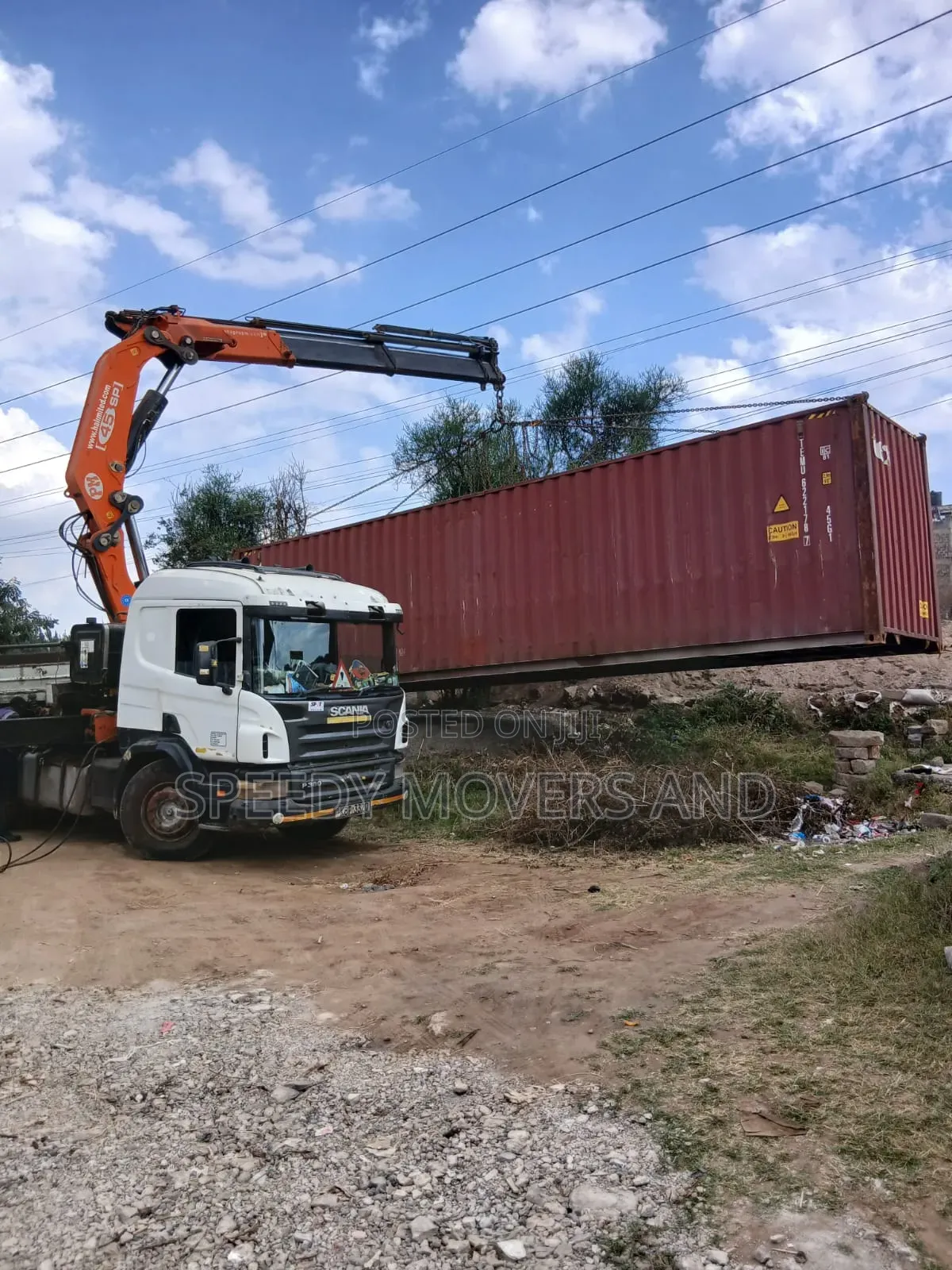 Crane on Hand_ Lifting Transportation of Goods