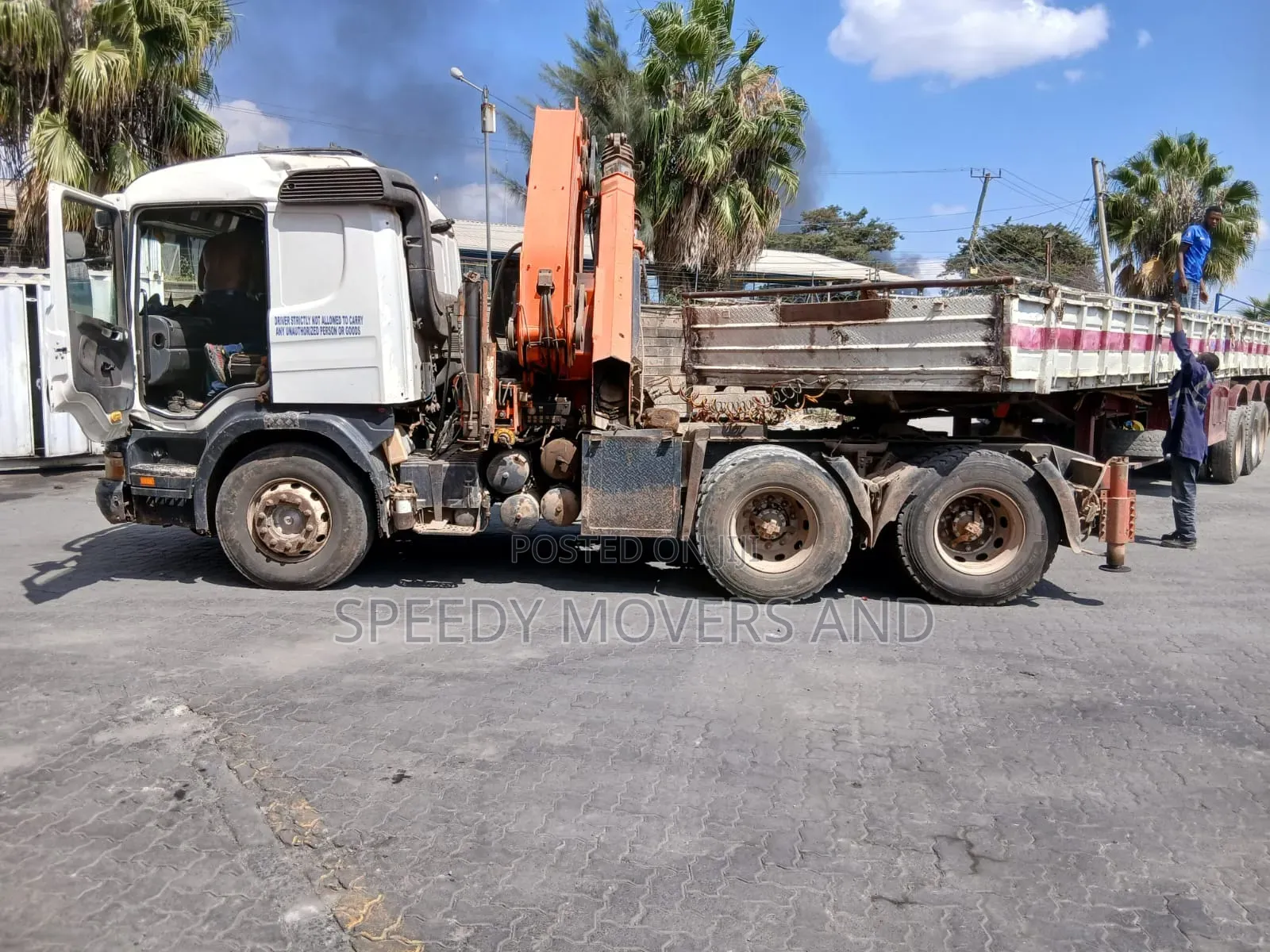 Crane on Hand_ Lifting Transportation of Goods